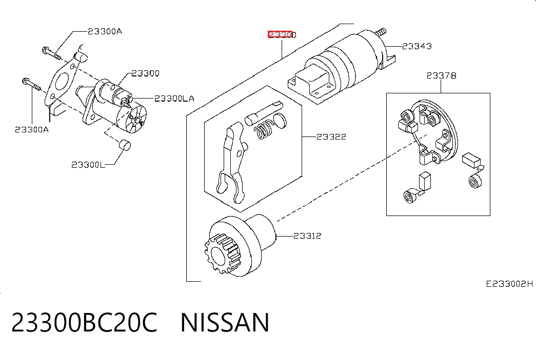  Стартер Nissan Tiida 