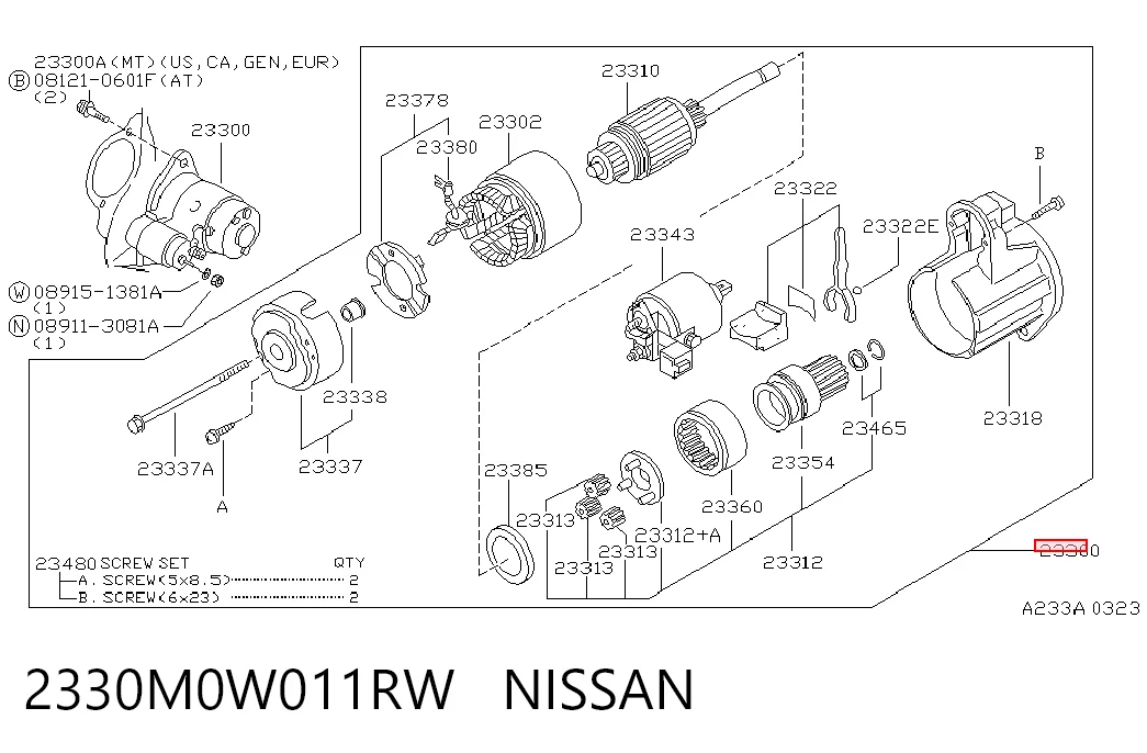 MOT60181 Mitsubishi Стартер двигуна