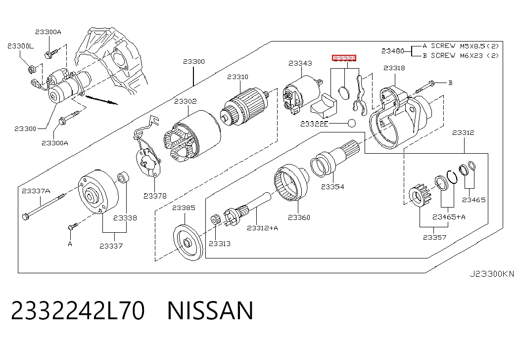 F4XY11067A Ford Виделка стартера