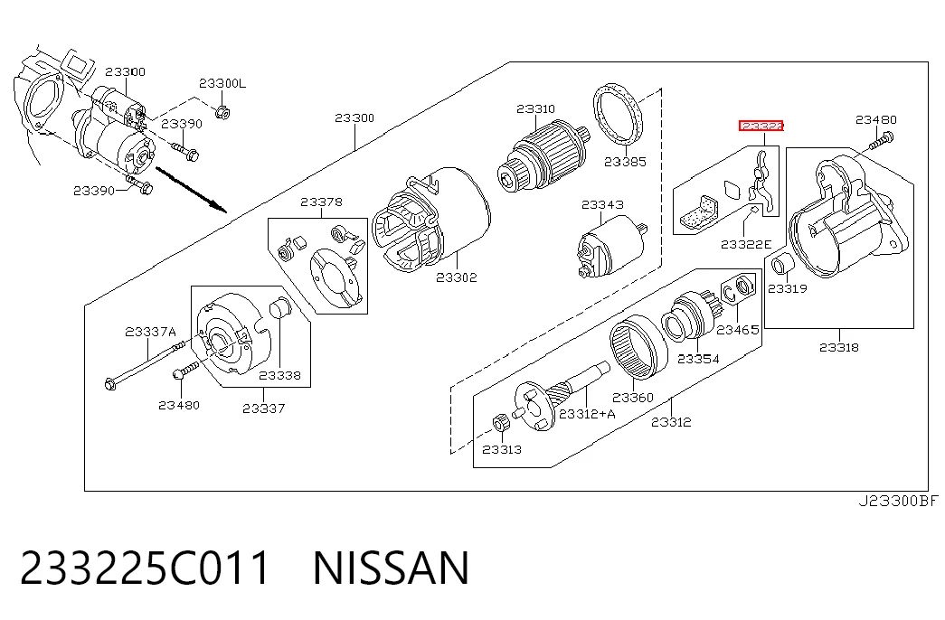 Купити F4XY11067A Ford Виделка стартера