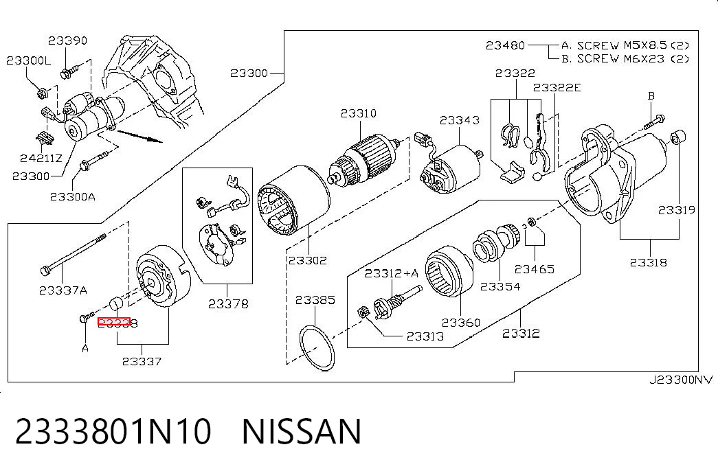 KMD607892 Fiat/Alfa/Lancia Втулки стартера
