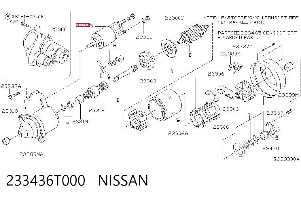 Контактор Nissan Terrano I позашляховик (WD21) (1986 - 1995) ціна, від 22.53 USD