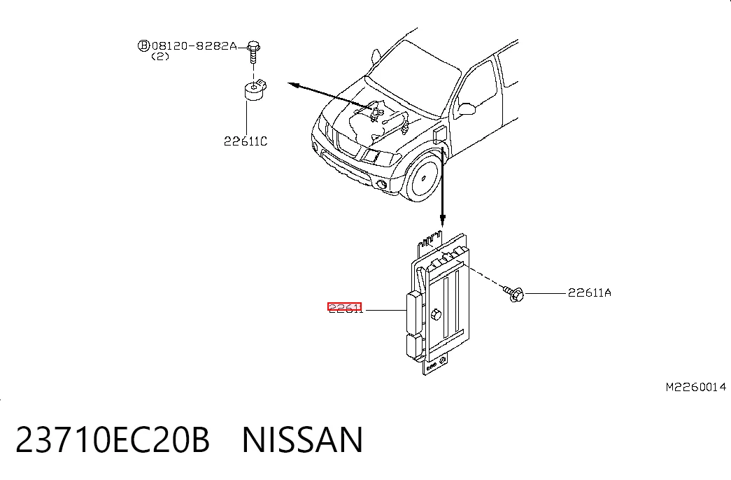 ЕБУ Nissan Pathfinder позашляховик (R51M) (2005 - 2012) ціна, від 58.47 USD