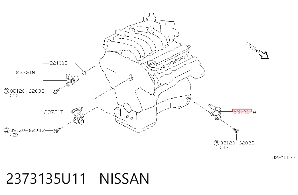 Купити Датчик колінвала Nissan Maxima  A32