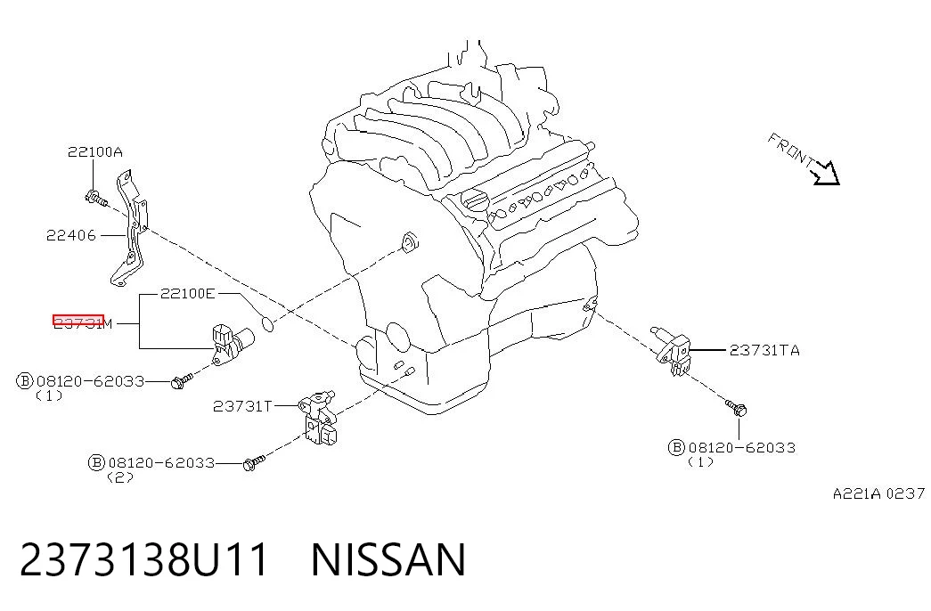 Купити Датчик распредвалу Nissan Maxima  A32