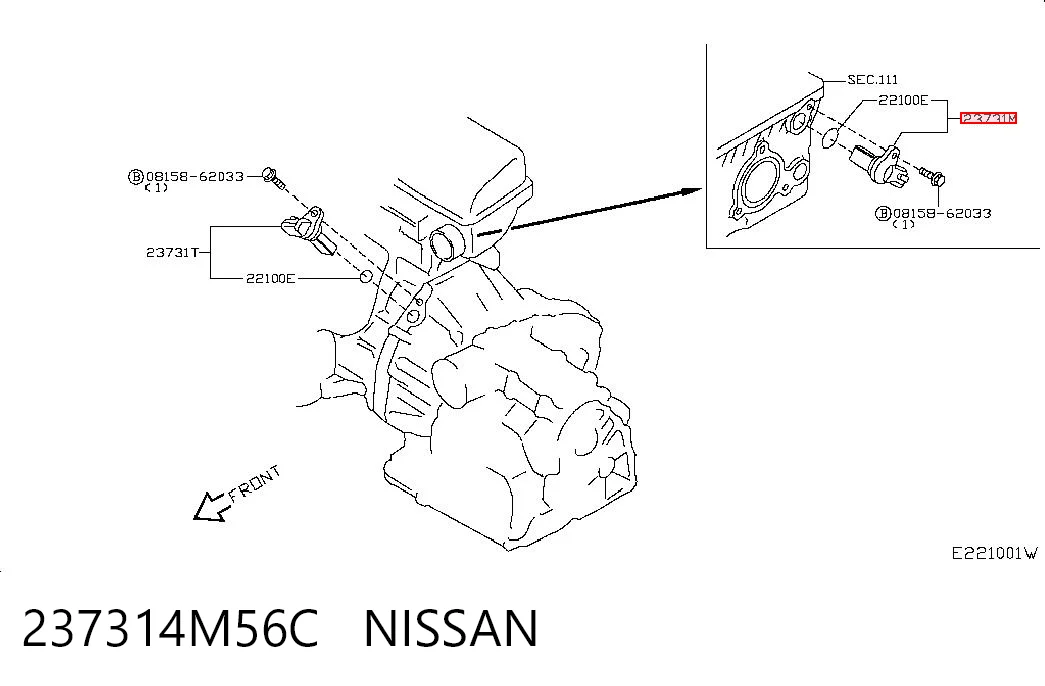 Датчик положення распредвалу Nissan Micra 