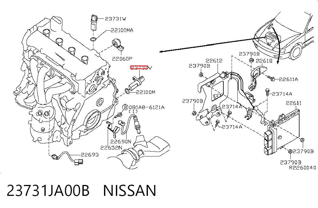 ДПКВ на Nissan X-Trail  T31