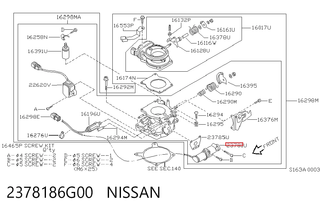  Датчик холостого ходу Nissan Terrano 2
