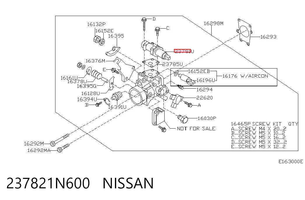 Купити Датчик холостого ходу Nissan Primera  P10