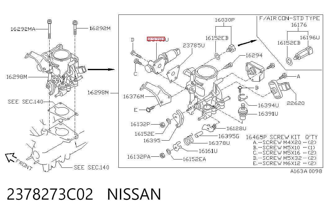 РХХ на Nissan Sunny III N14