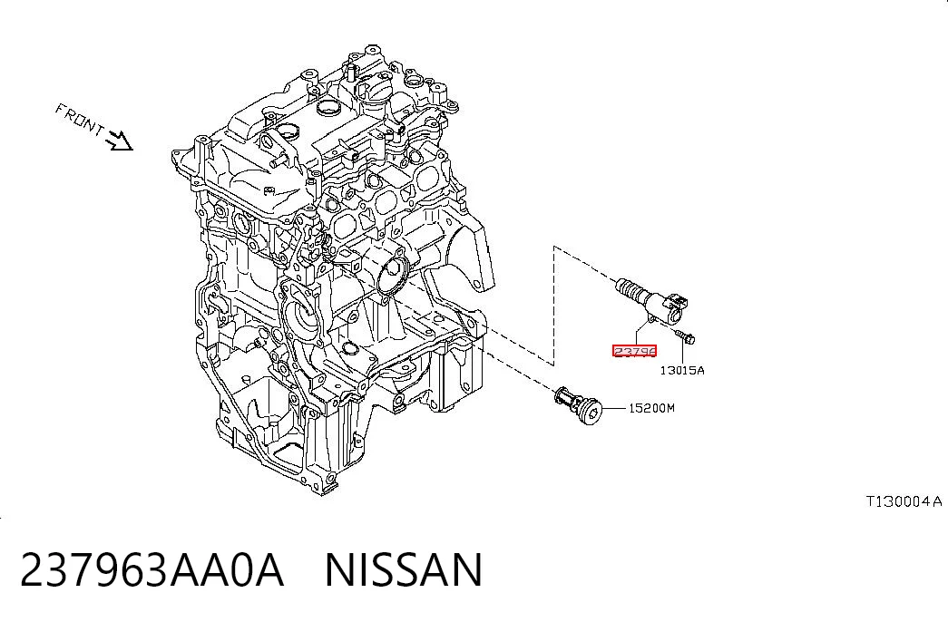 Клапан електромагнітний положення (фаз) розподільного валу Nissan Qashqai +2 I позашляховик (J10) (2007 - 2014) ціна, від 26.40 USD