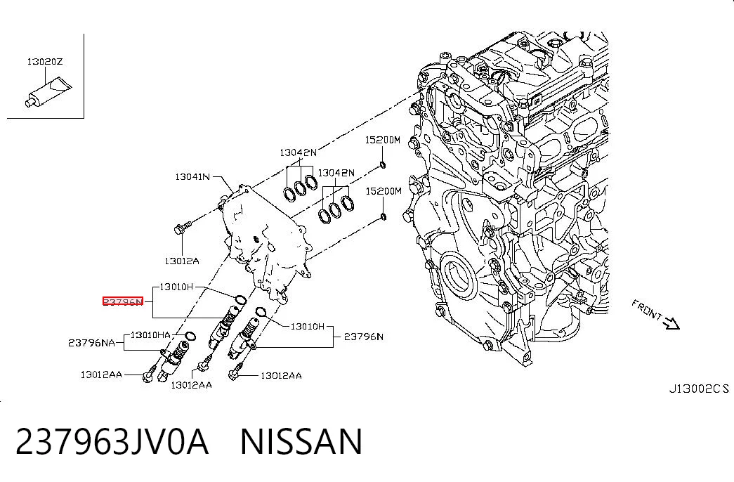 OCV004 Aisin Клапан електромагнітний положення розподільного