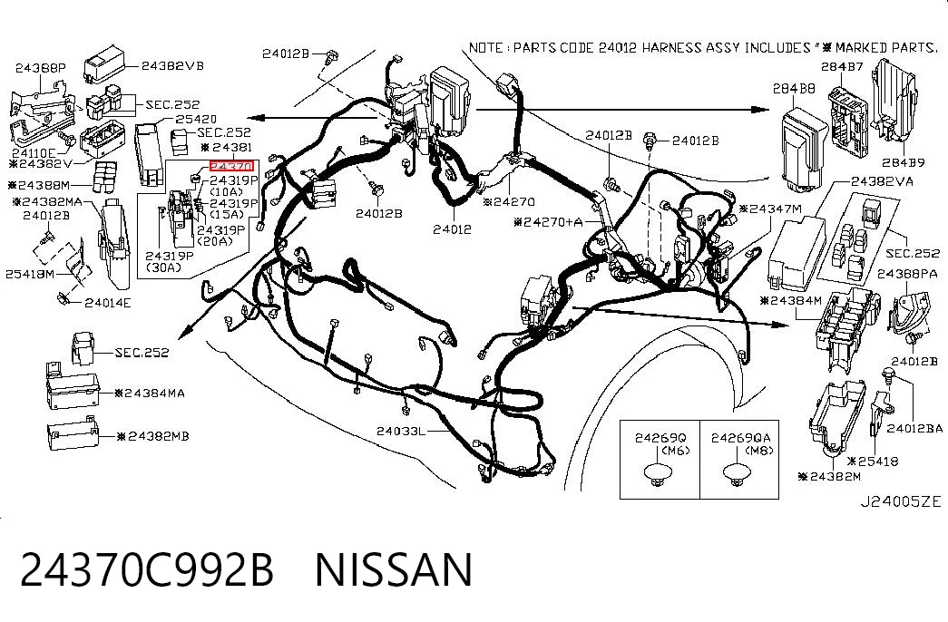 24370C992B Nissan/Infiniti 