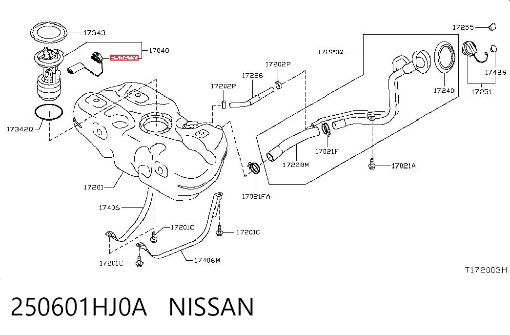 250601HJ0A Nissan/Infiniti