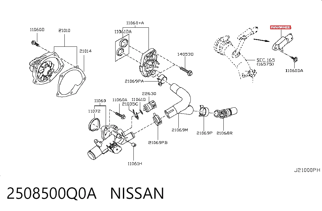 22365BC400 Bosch Датчик наддува