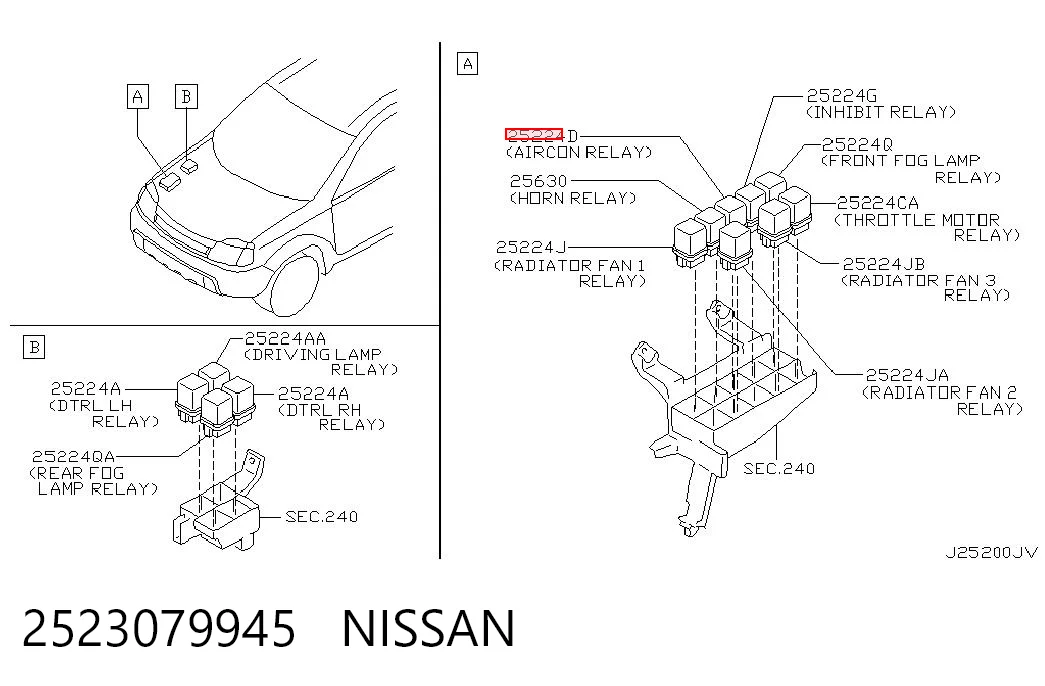Реле протитуманної фари Mazda ACM33221 ціна, від 2.54 USD