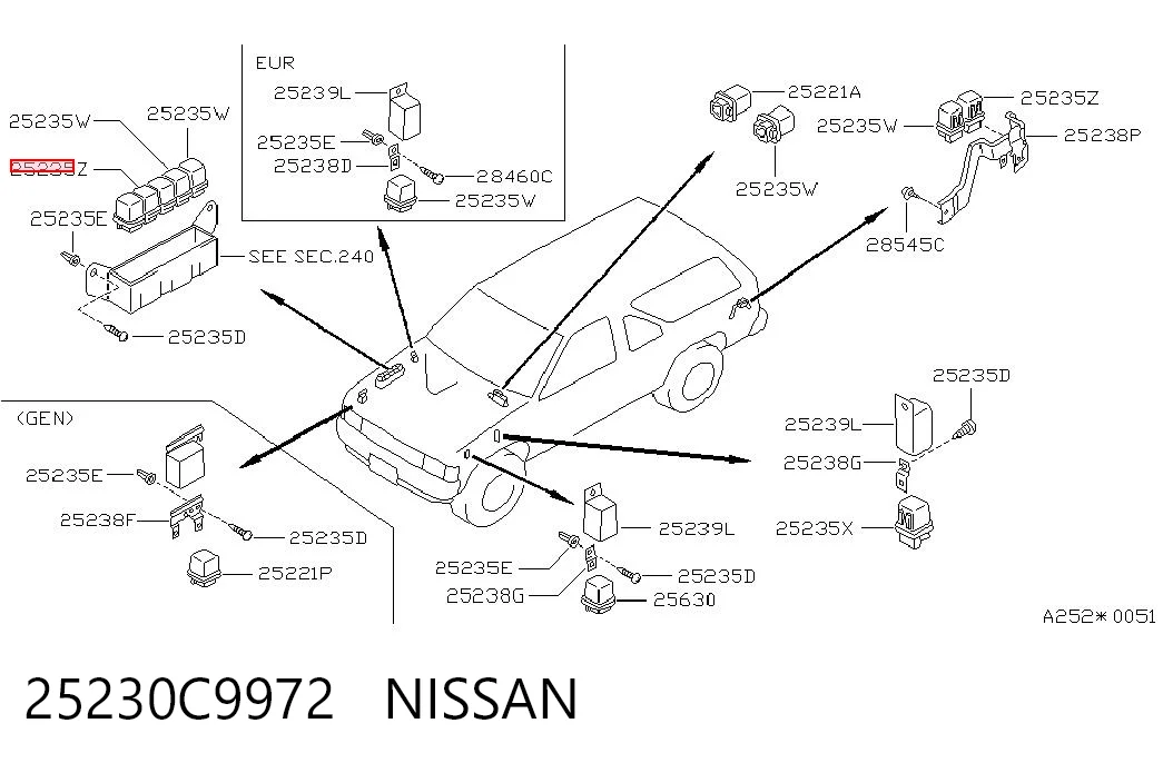 25230C9972 Nissan/Infiniti 