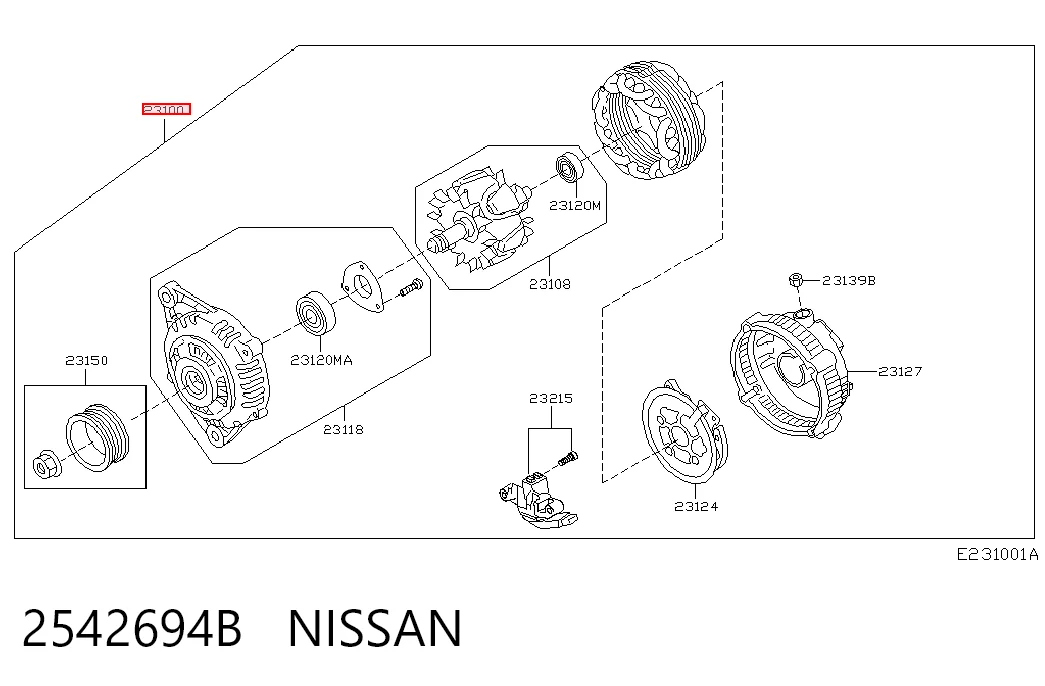 Генератор Bosch 986084210 ціна, від 173.42 USD