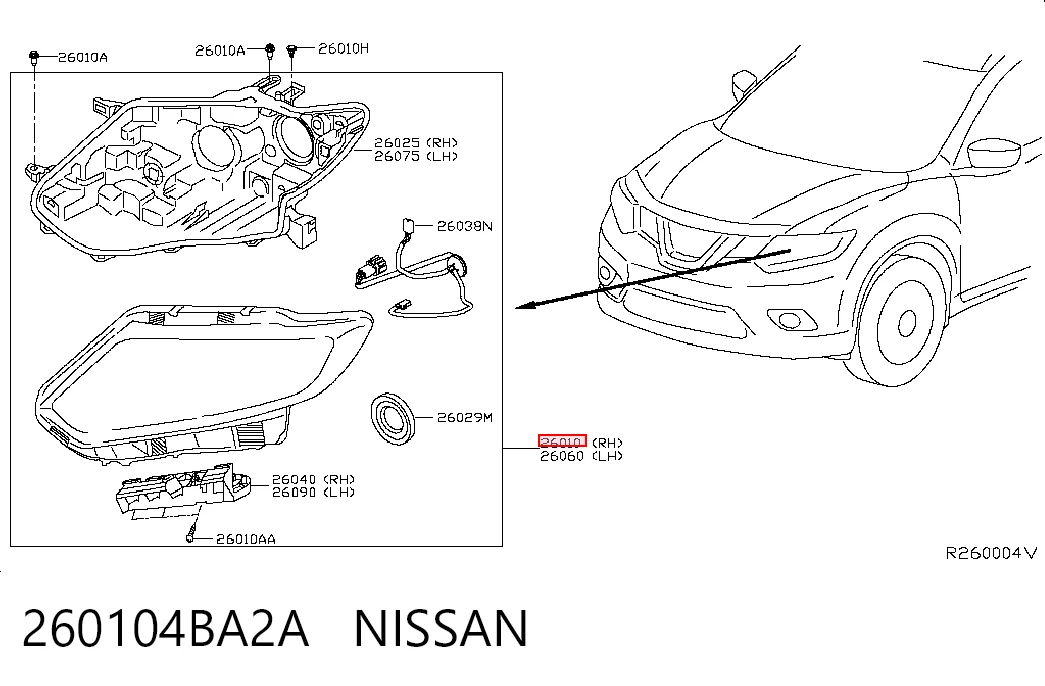 ZDS1111R KLARKSONAS Фара правая