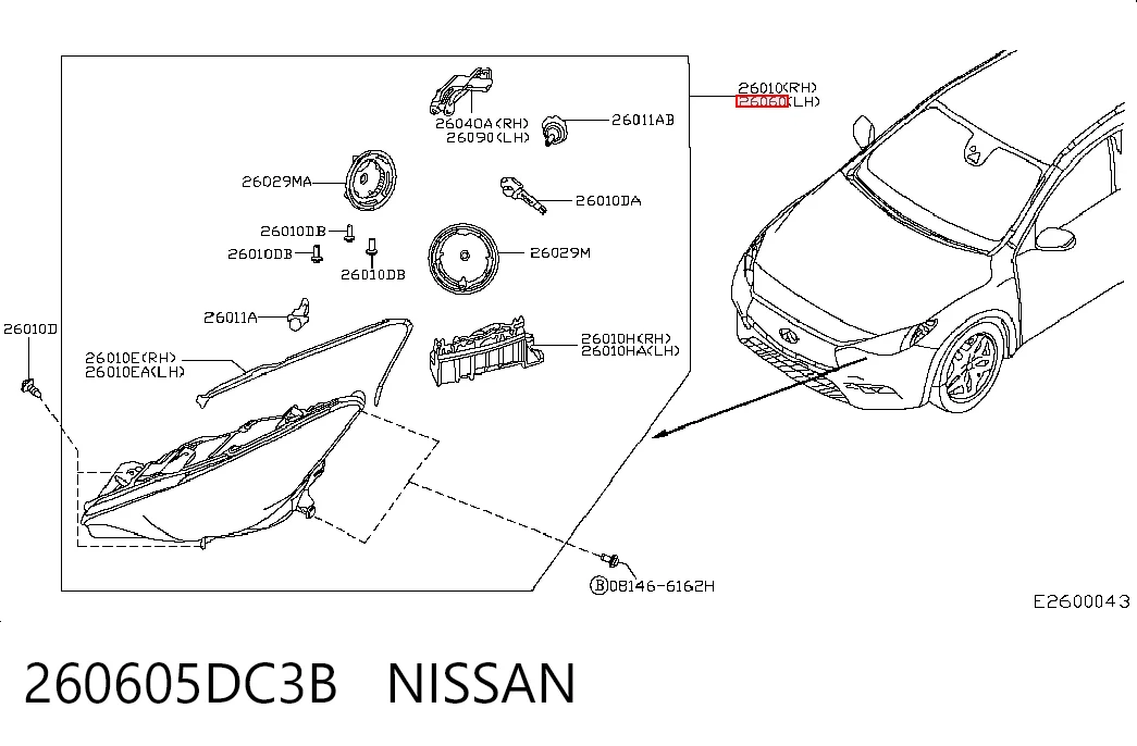 260605DC3B Nissan/Infiniti