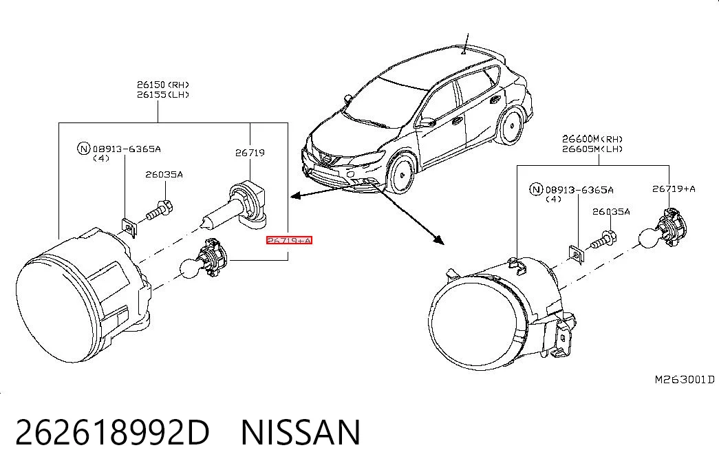 262618992D Nissan/Infiniti