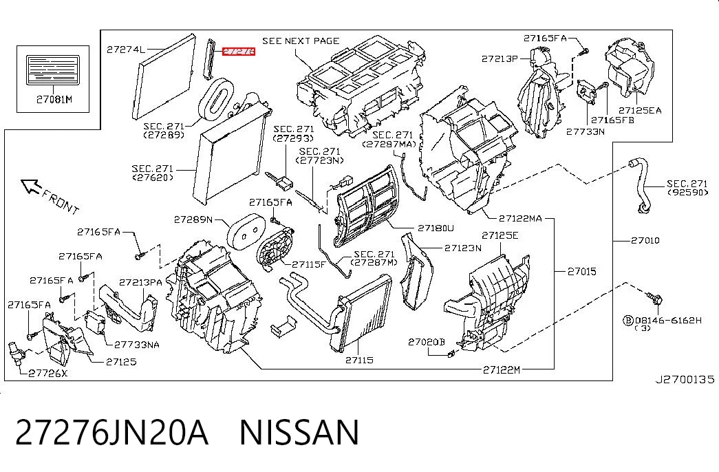 27276JN20A Nissan/Infiniti