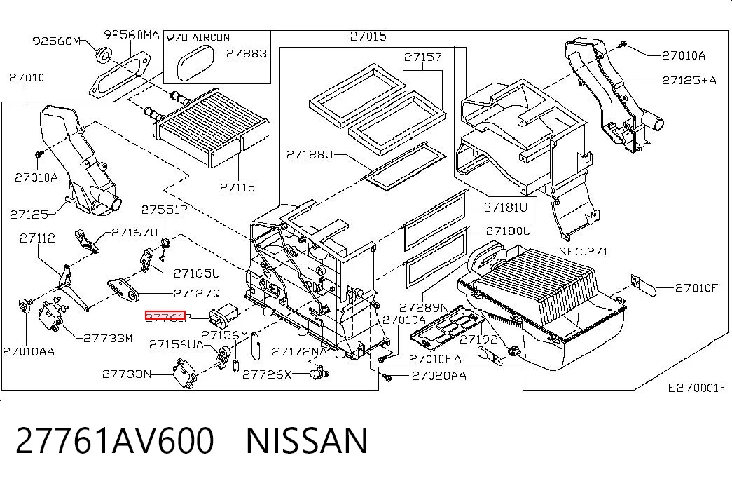  Резистор пічки Nissan Almera 