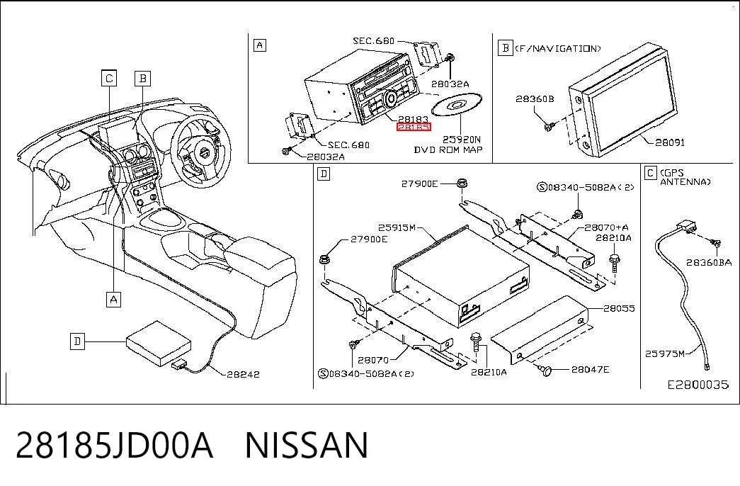 Магнітола на Nissan Qashqai +2 I J10