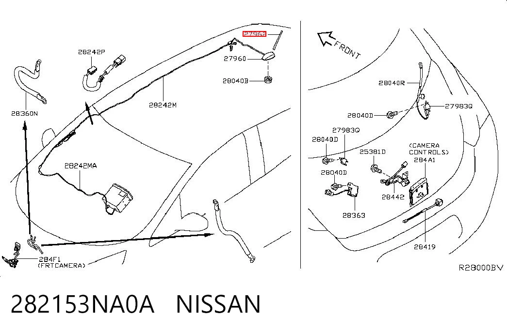 Антена на дах на Nissan LEAF I ZE0