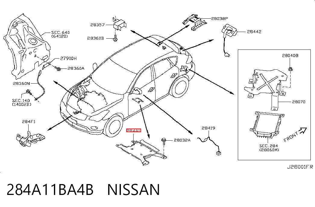 284A11BA4B Nissan/Infiniti