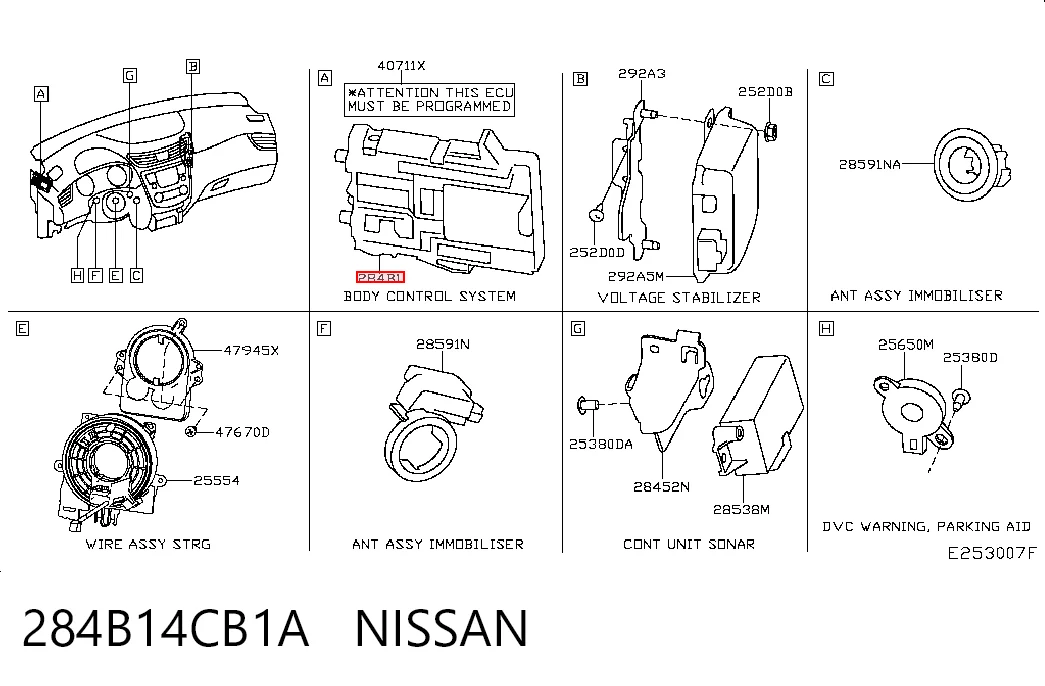 Блок комфорту на Nissan Qashqai II J11