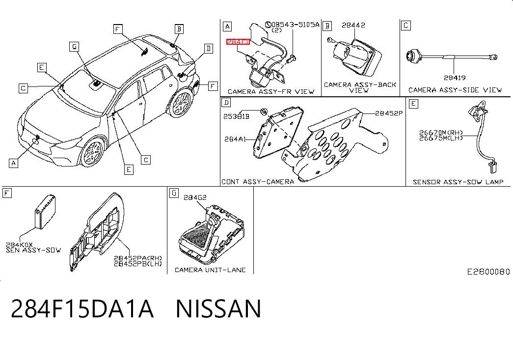 284F15DA1A Nissan/Infiniti