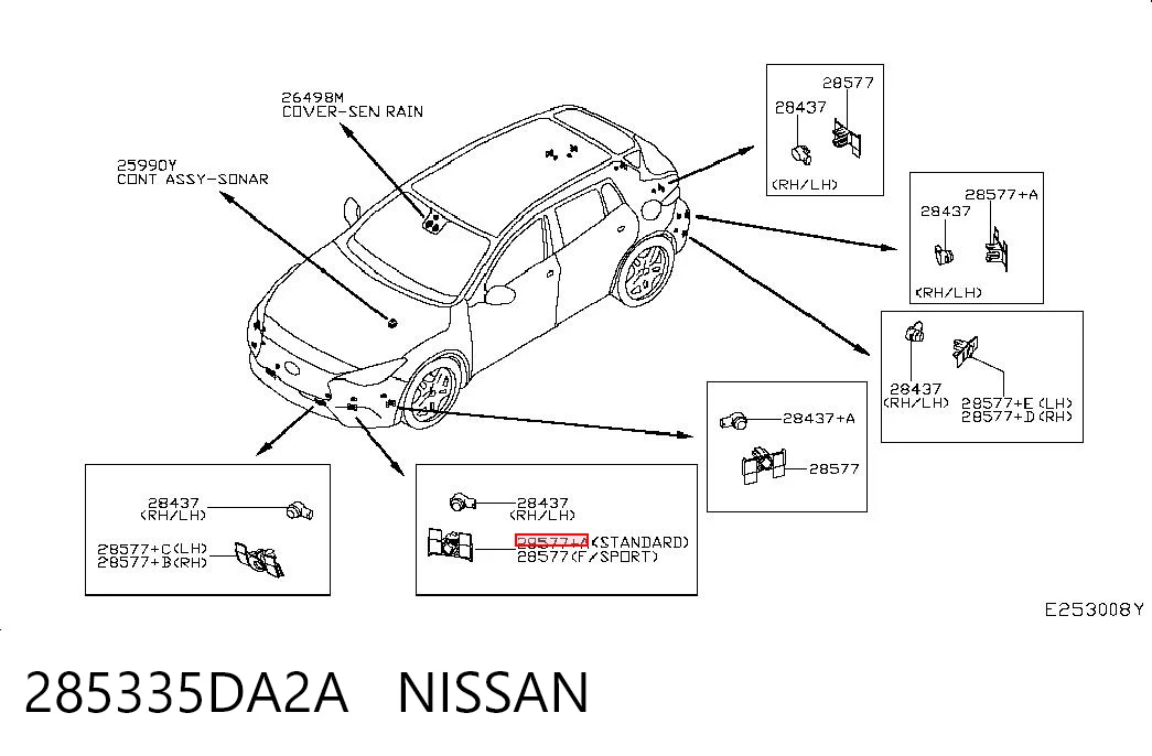 285335DA2A Nissan/Infiniti