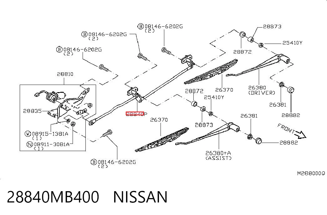28840MB400 Nissan/Infiniti