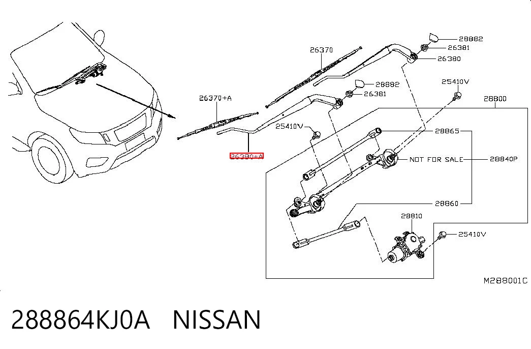 288864KJ0A Nissan/Infiniti