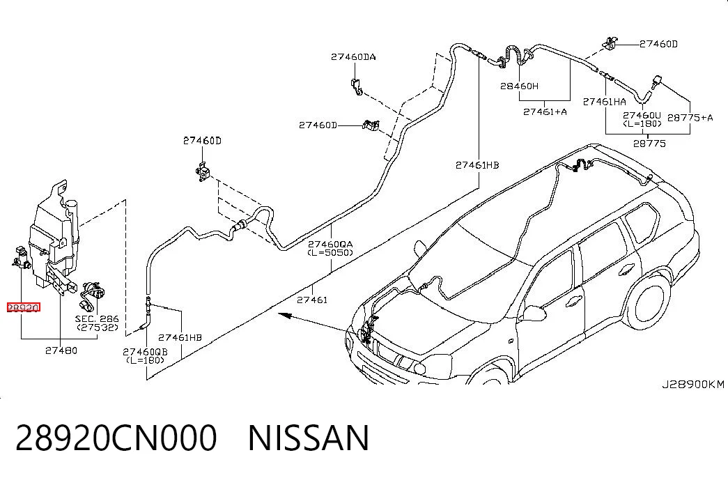 Купити Моторчик омивача Nissan X-Trail  T31