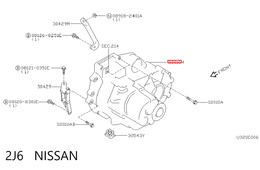 2J6 Nissan/Infiniti МКПП