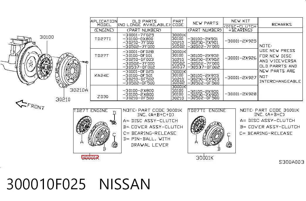 Комплект зчеплення (3 частини) Aisin AISKN089 ціна, від 171.33 USD