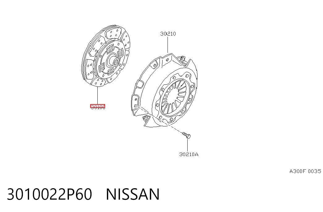 Зчеплення Japan Cars F31033JC ціна, від 46.33 USD