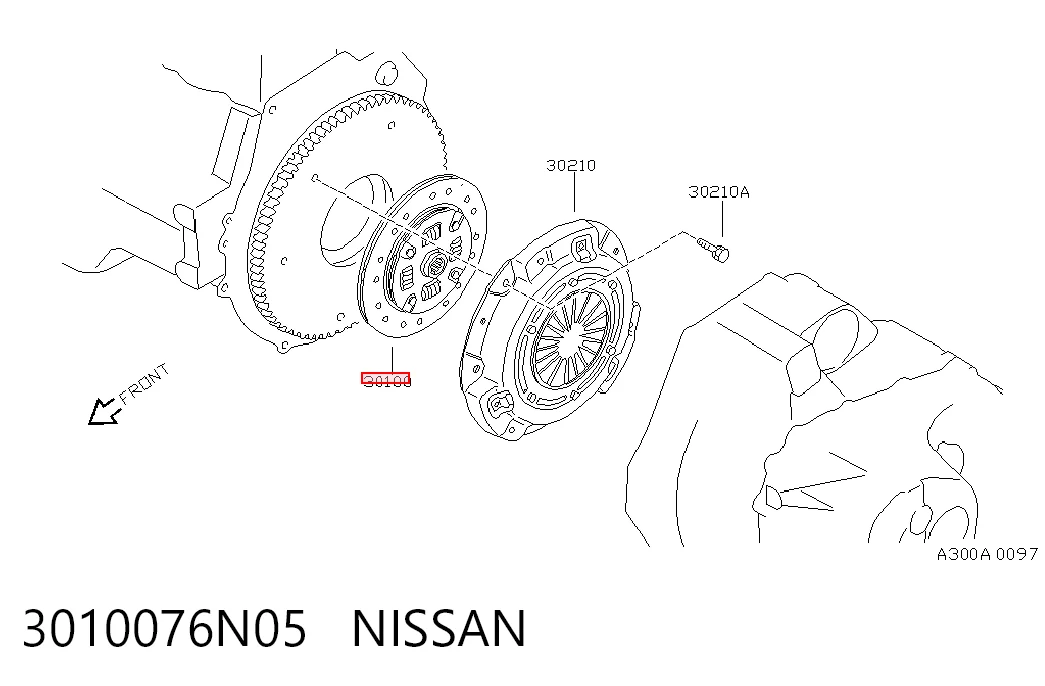 Купити Диск зчеплення Nissan Almera II N16