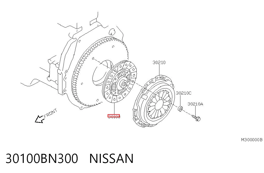 Диск зчеплення ведений Nissan Almera TINO