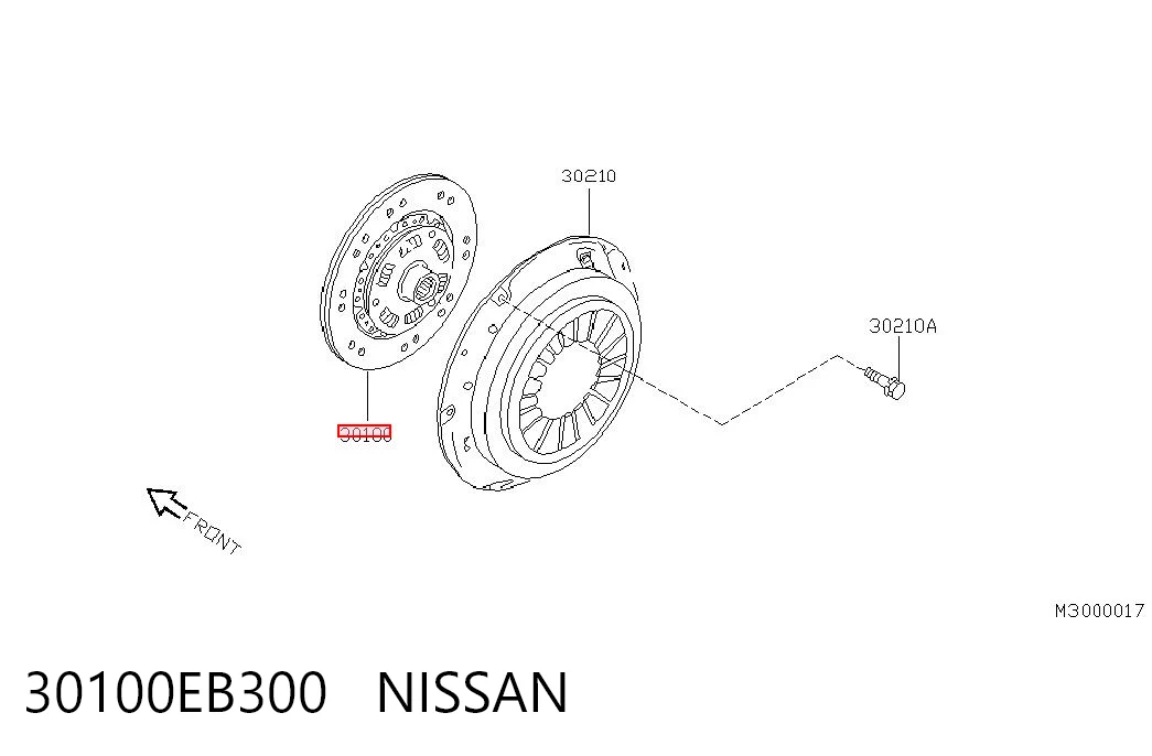 Купити Диск зчеплення Nissan Navara NP300 III D40