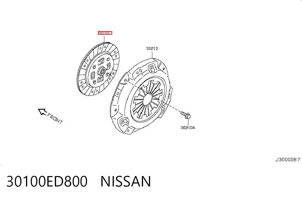 Зчеплення Nissan Qashqai I позашляховик (J10) (2006 - 2013) ціна, від 22.80 USD