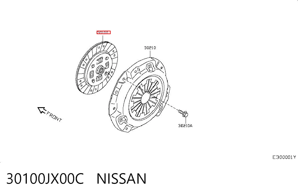 Диск зчеплення ведений Nissan Qashqai I