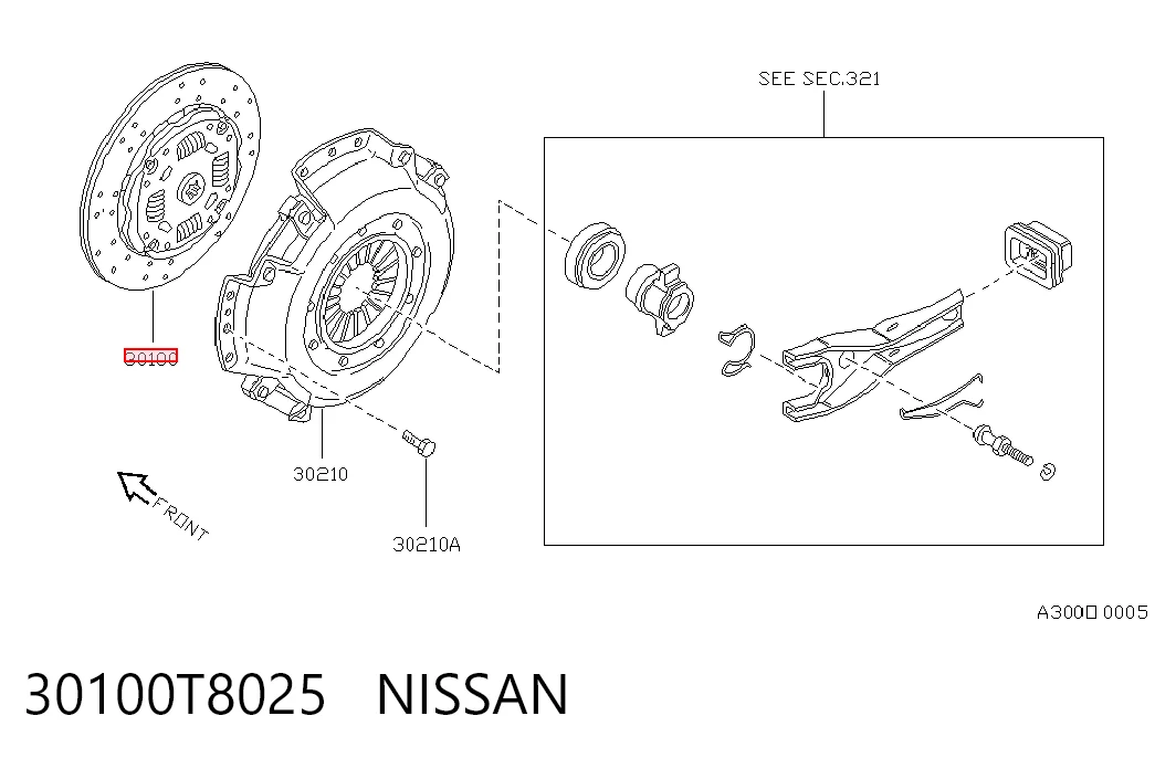  Диск зчеплення Nissan Patrol 