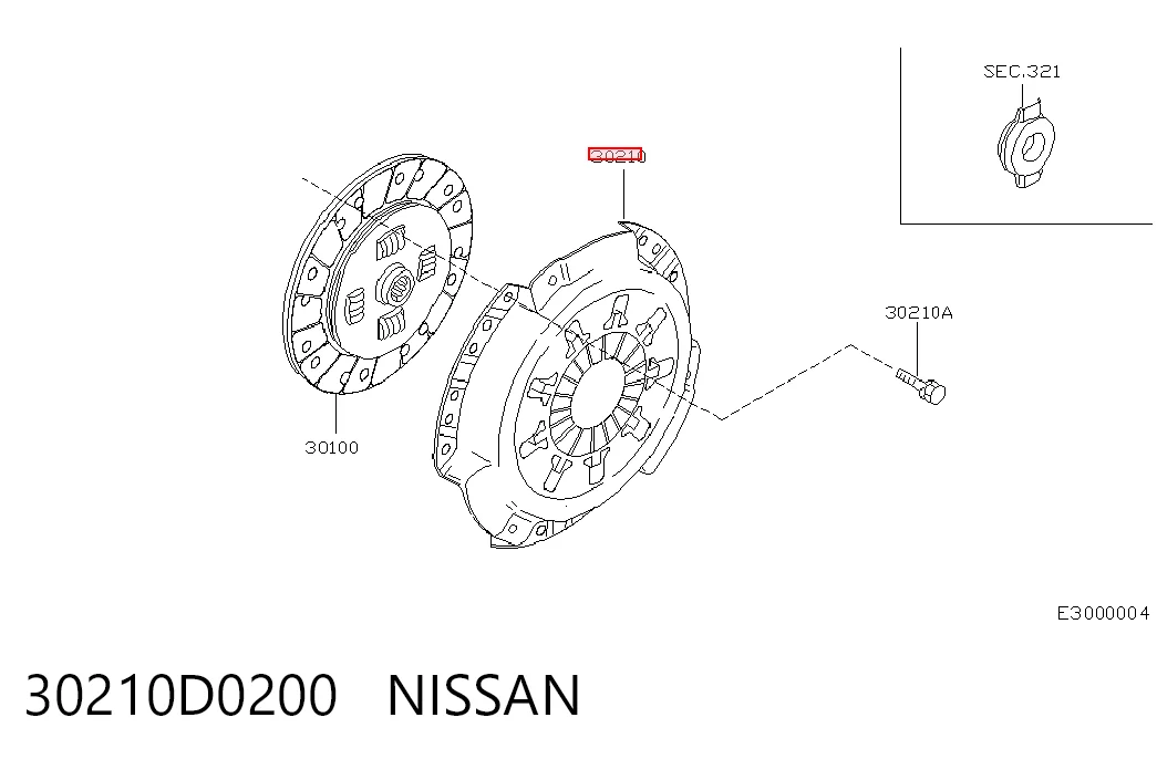 Корзина зчеплення 3082818001 Sachs