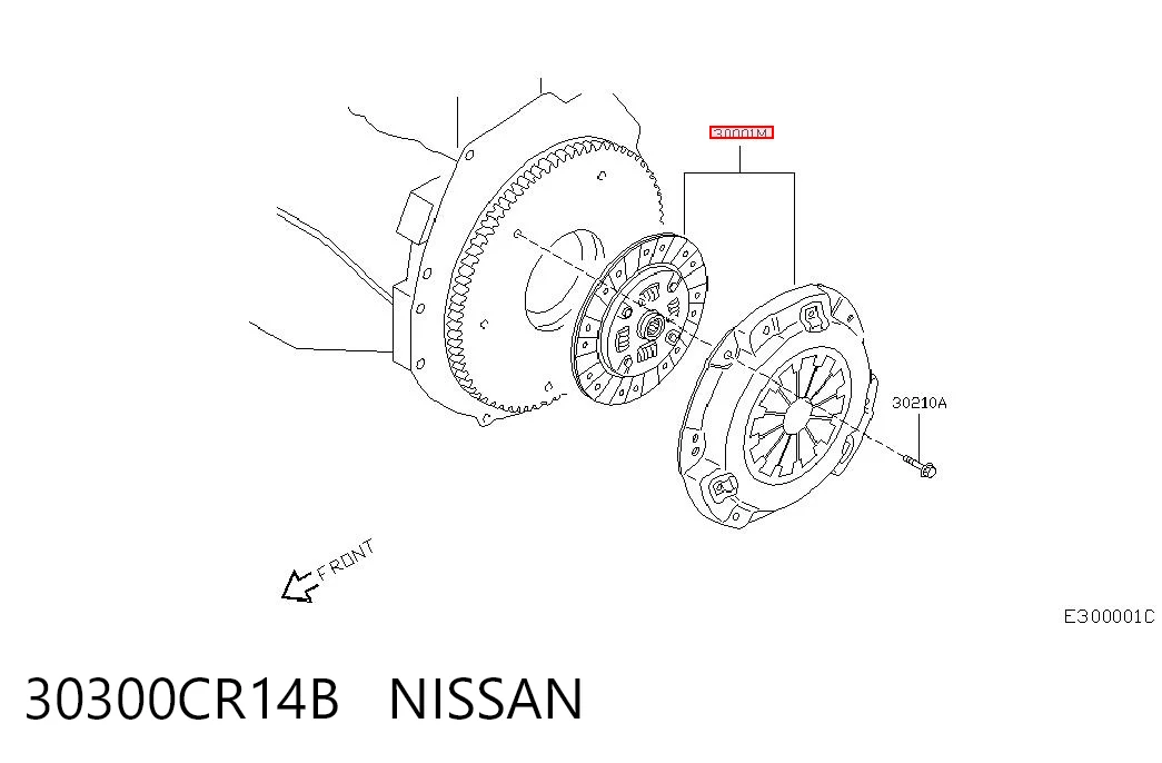 Комплект зчеплення (3 частини) Nissan Note мінівен (E11) (2006 - 2012) ціна, від 84.55 USD