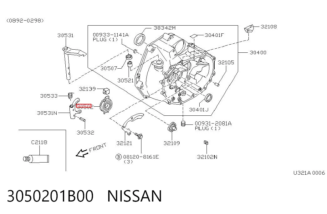 Підшипник вижимний зчеплення NTN BAC36800
