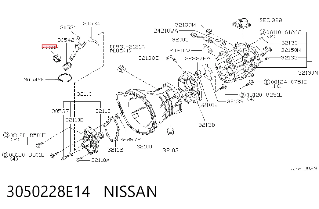  Вижимний підшипник Nissan Prairie 