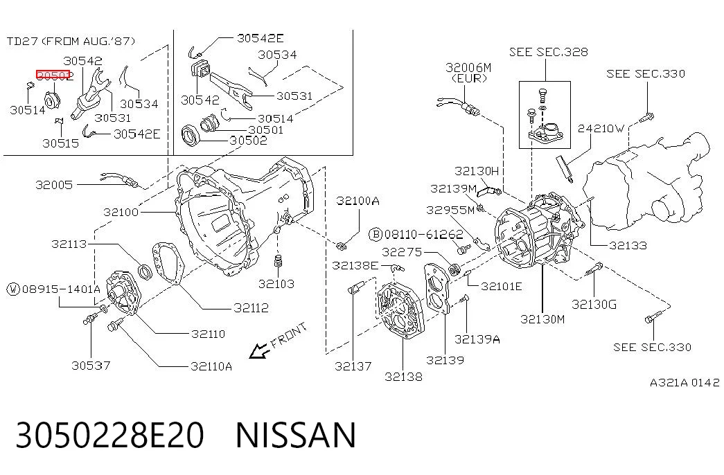 Купити F41016JC Japan Cars Підшипник включення зчеплення